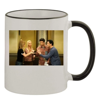 Friends 11oz Colored Rim & Handle Mug