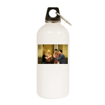 Friends White Water Bottle With Carabiner