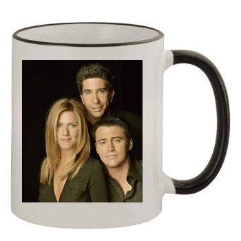 Friends 11oz Colored Rim & Handle Mug