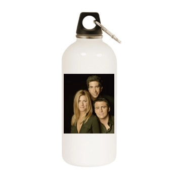 Friends White Water Bottle With Carabiner