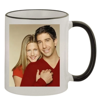 Friends 11oz Colored Rim & Handle Mug