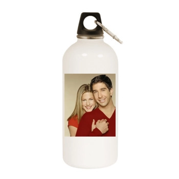 Friends White Water Bottle With Carabiner