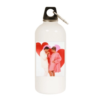 Friends White Water Bottle With Carabiner