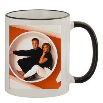 Friends 11oz Colored Rim & Handle Mug