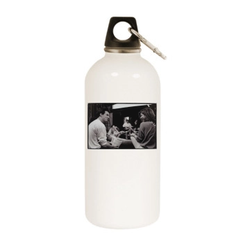 Friends White Water Bottle With Carabiner