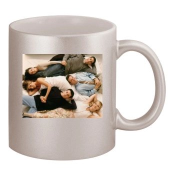 Friends 11oz Metallic Silver Mug