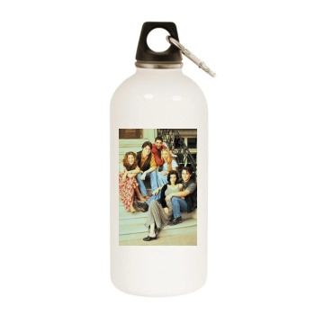 Friends White Water Bottle With Carabiner