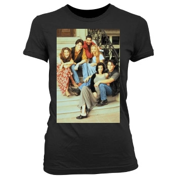 Friends Women's Junior Cut Crewneck T-Shirt