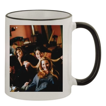 Friends 11oz Colored Rim & Handle Mug