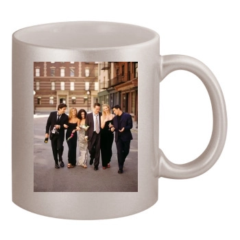 Friends 11oz Metallic Silver Mug