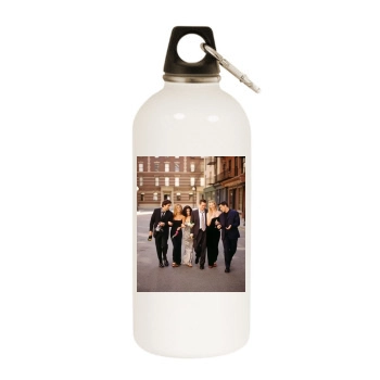 Friends White Water Bottle With Carabiner