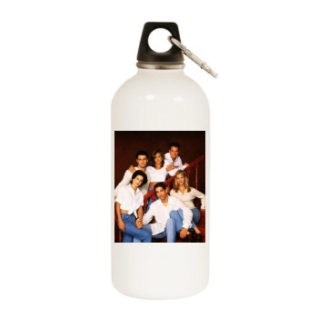 Friends White Water Bottle With Carabiner