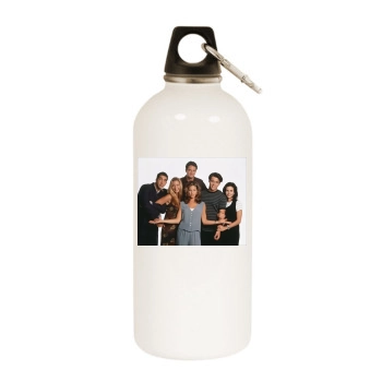 Friends White Water Bottle With Carabiner