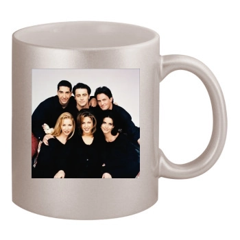 Friends 11oz Metallic Silver Mug