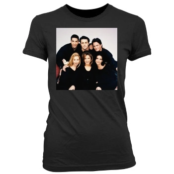 Friends Women's Junior Cut Crewneck T-Shirt