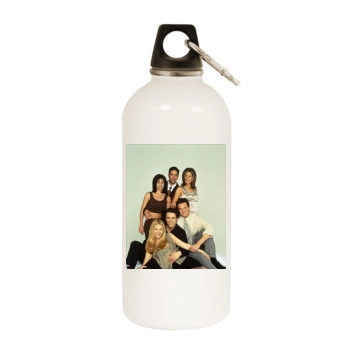 Friends White Water Bottle With Carabiner