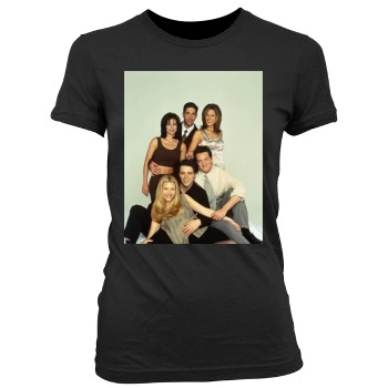 Friends Women's Junior Cut Crewneck T-Shirt