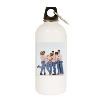 Friends White Water Bottle With Carabiner