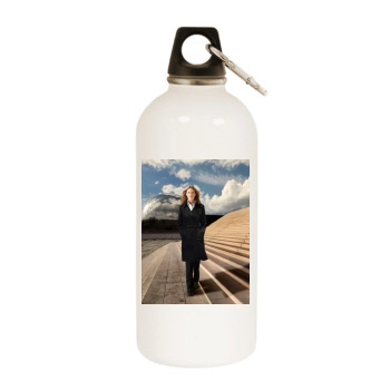 Fringe White Water Bottle With Carabiner