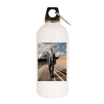 Fringe White Water Bottle With Carabiner