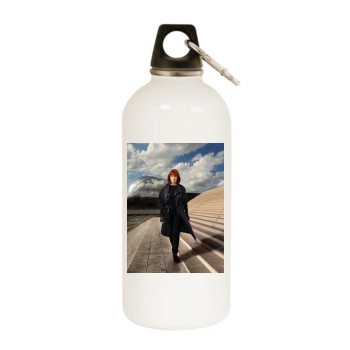 Fringe White Water Bottle With Carabiner