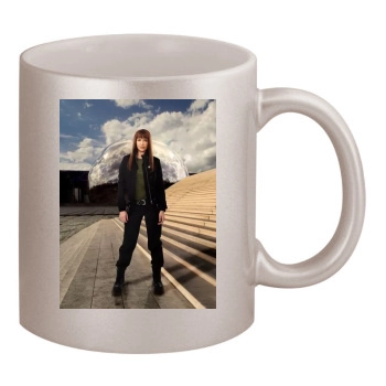 Fringe 11oz Metallic Silver Mug