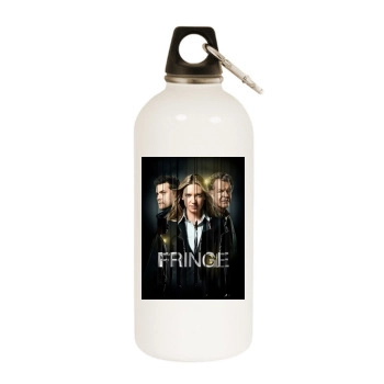 Fringe White Water Bottle With Carabiner