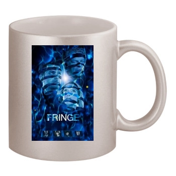 Fringe 11oz Metallic Silver Mug