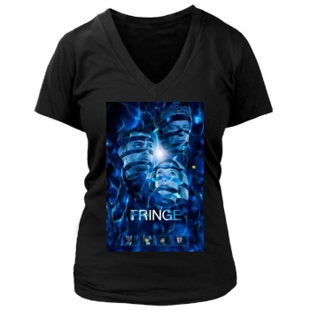 Fringe Women's Deep V-Neck TShirt