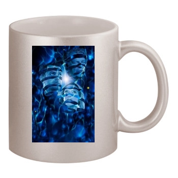 Fringe 11oz Metallic Silver Mug