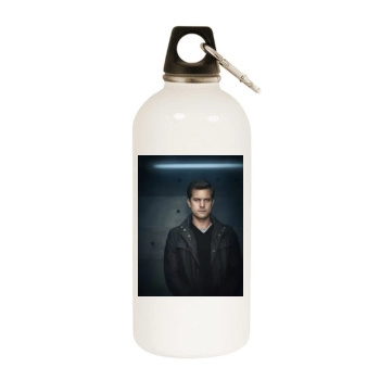 Fringe White Water Bottle With Carabiner