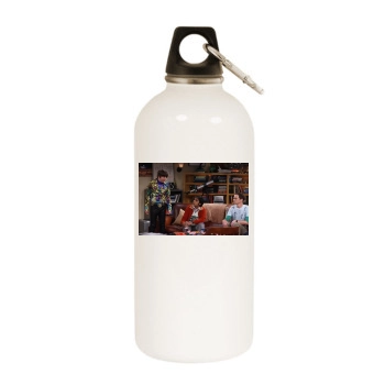 The Big Bang Theory White Water Bottle With Carabiner