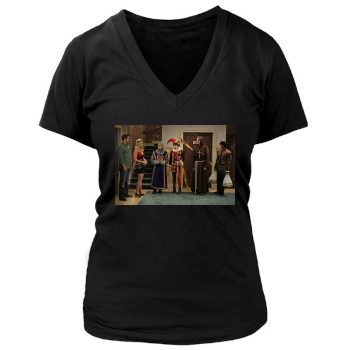 The Big Bang Theory Women's Deep V-Neck TShirt