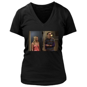 The Big Bang Theory Women's Deep V-Neck TShirt