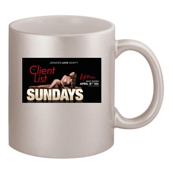 The Client List 11oz Metallic Silver Mug