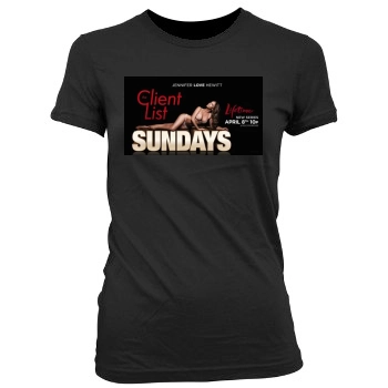 The Client List Women's Junior Cut Crewneck T-Shirt