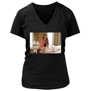 The Client List Women's Deep V-Neck TShirt