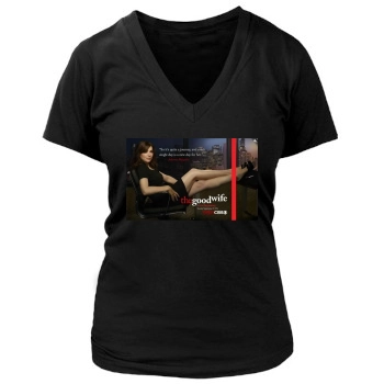 The Good Wife Women's Deep V-Neck TShirt