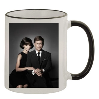 The Kennedys 11oz Colored Rim & Handle Mug