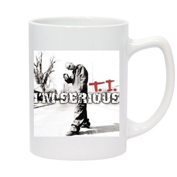 T.I. 14oz White Statesman Mug