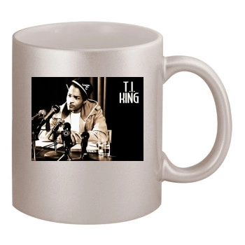 T.I. 11oz Metallic Silver Mug