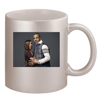 T.I. 11oz Metallic Silver Mug