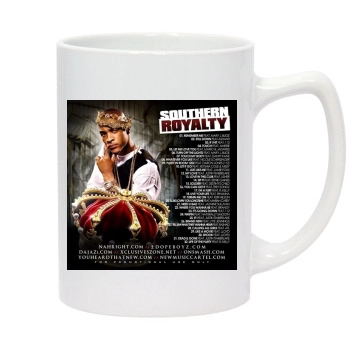 T.I. 14oz White Statesman Mug