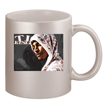 T.I. 11oz Metallic Silver Mug