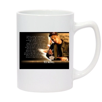 T.I. 14oz White Statesman Mug