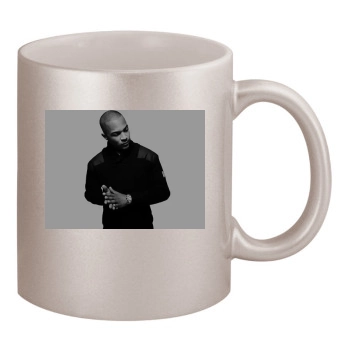 T.I. 11oz Metallic Silver Mug