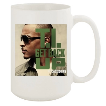 T.I. 15oz White Mug