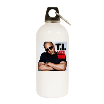 T.I. White Water Bottle With Carabiner