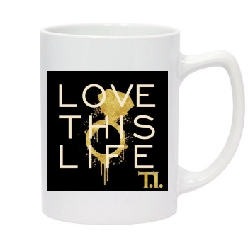 T.I. 14oz White Statesman Mug