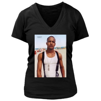 T.I. Women's Deep V-Neck TShirt